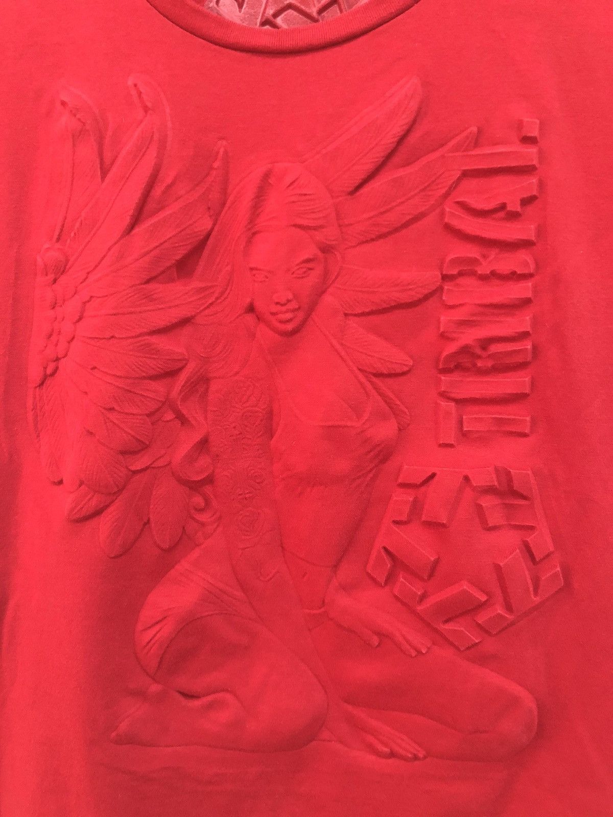 Tribal Streetwear TRIBAL GEAR 🔥 Y2K STYLE EMBOSSED TATTOO LADY LOGO GRAPHICAL Size L / US 10 / IT 46 - 5 Thumbnail