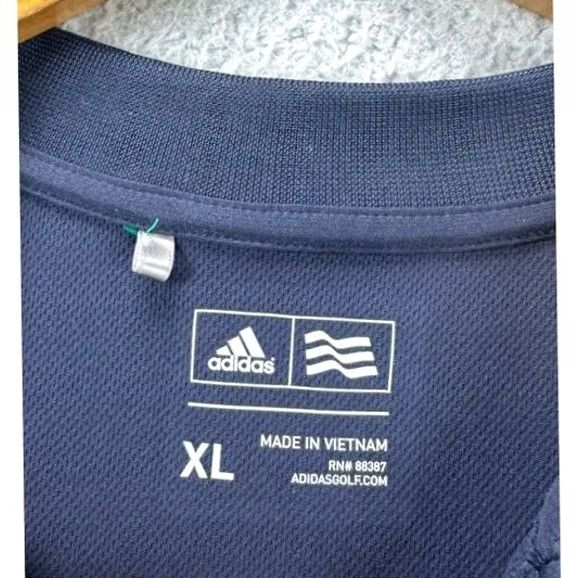 Adidas Adidas Polo Shirt Mens XL Navy Blue Short Sleeve Golf Rugby Activewear New Size US XL / EU 56 / 4 - 3 Thumbnail