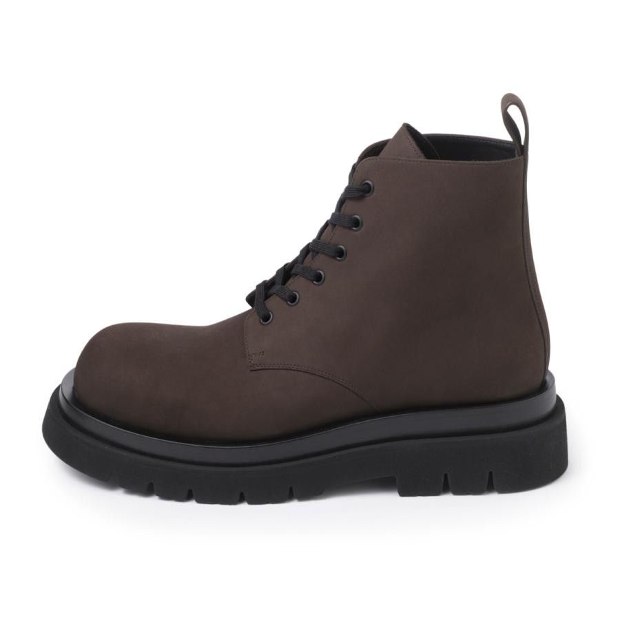 Bottega Veneta o1bcso1str1025 Lug Lace-Up Ankle Boots in Brown Size US 10.5 / EU 43-44 - 3 Thumbnail