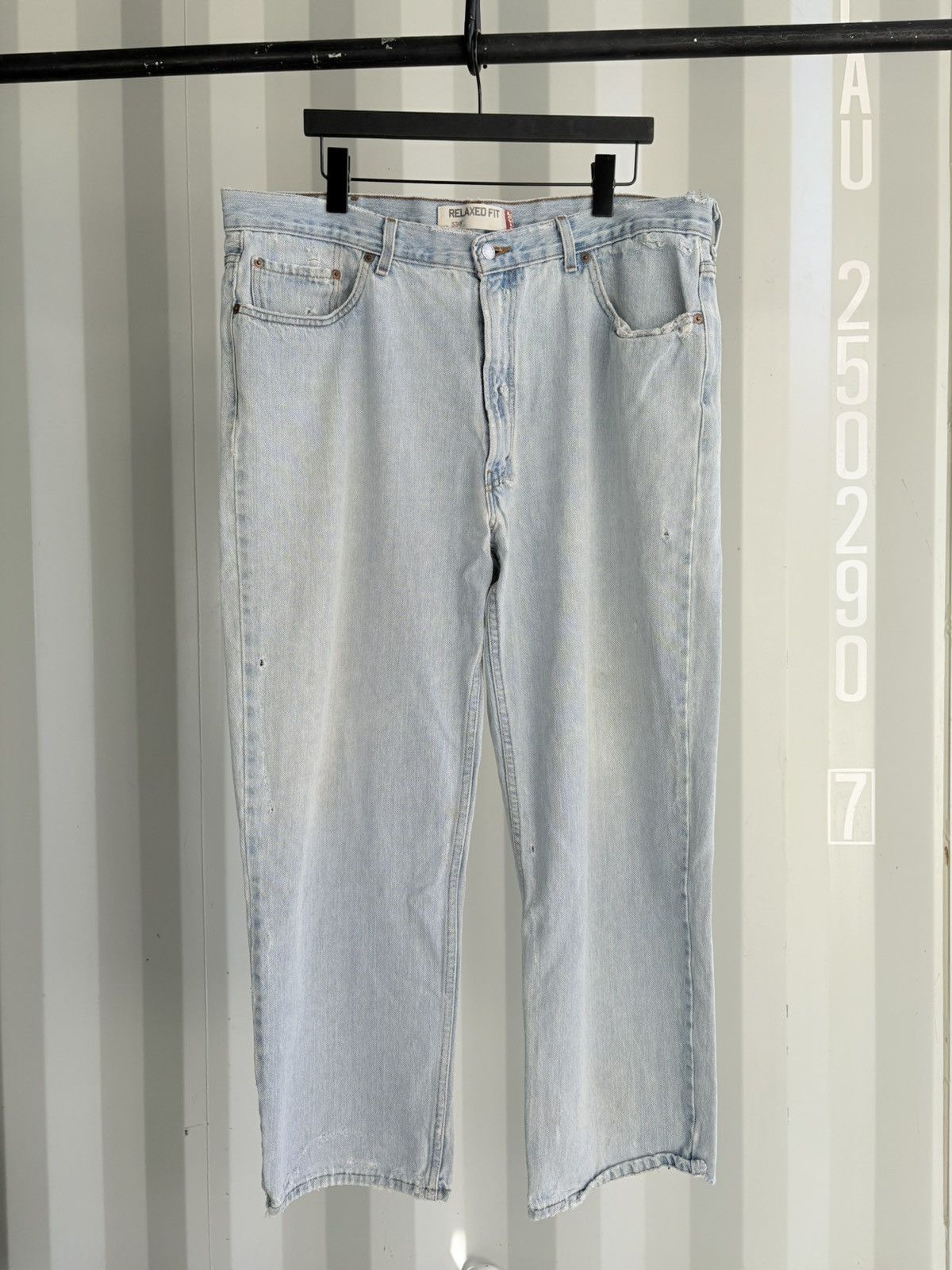 Levi's × Vintage Vintage Levi’s Distressed Denim Size US 40 / EU 56 - 1 Thumbnail