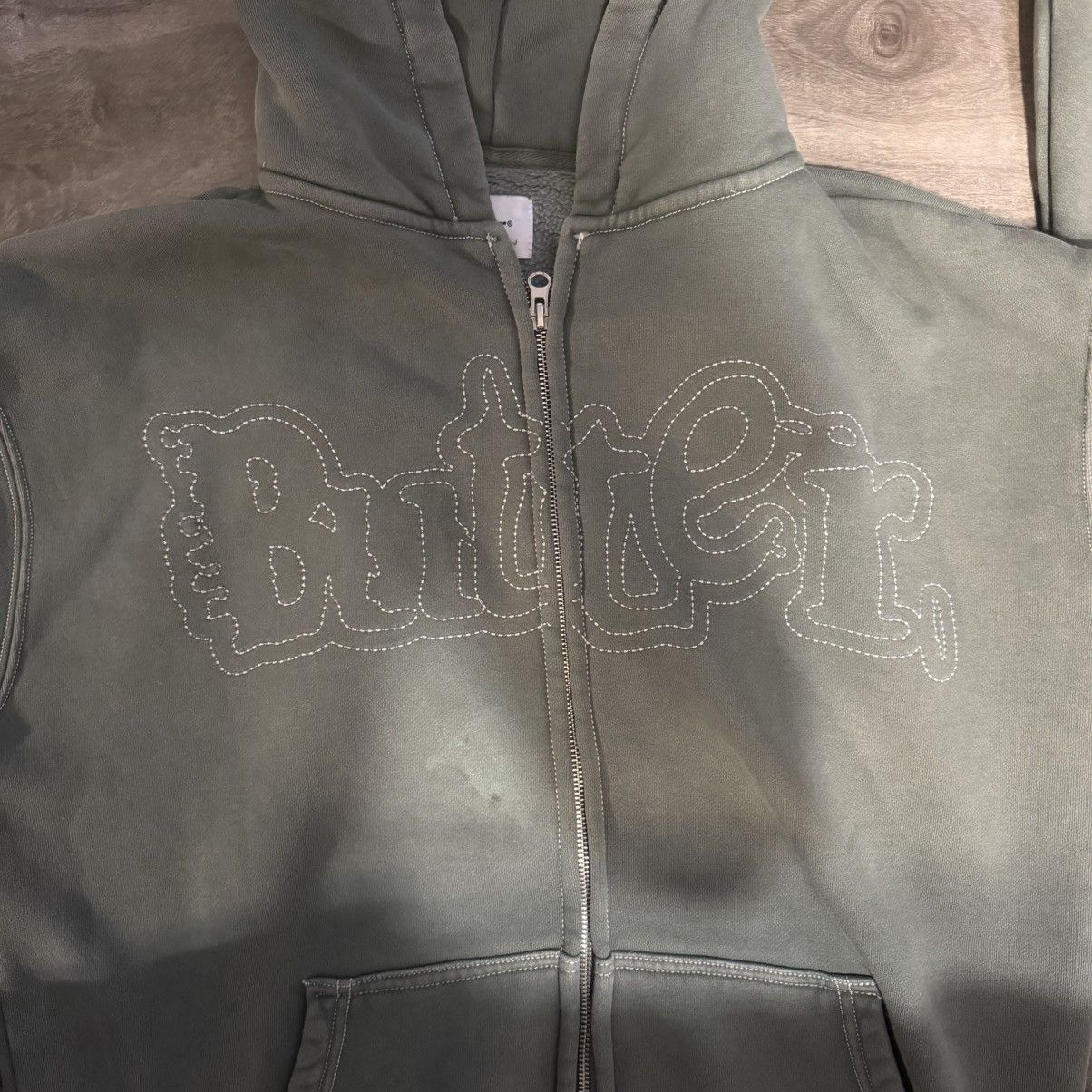 Butter Goods Butter Goods Green Washed Zip Up Size US M / EU 48-50 / 2 - 2 Thumbnail