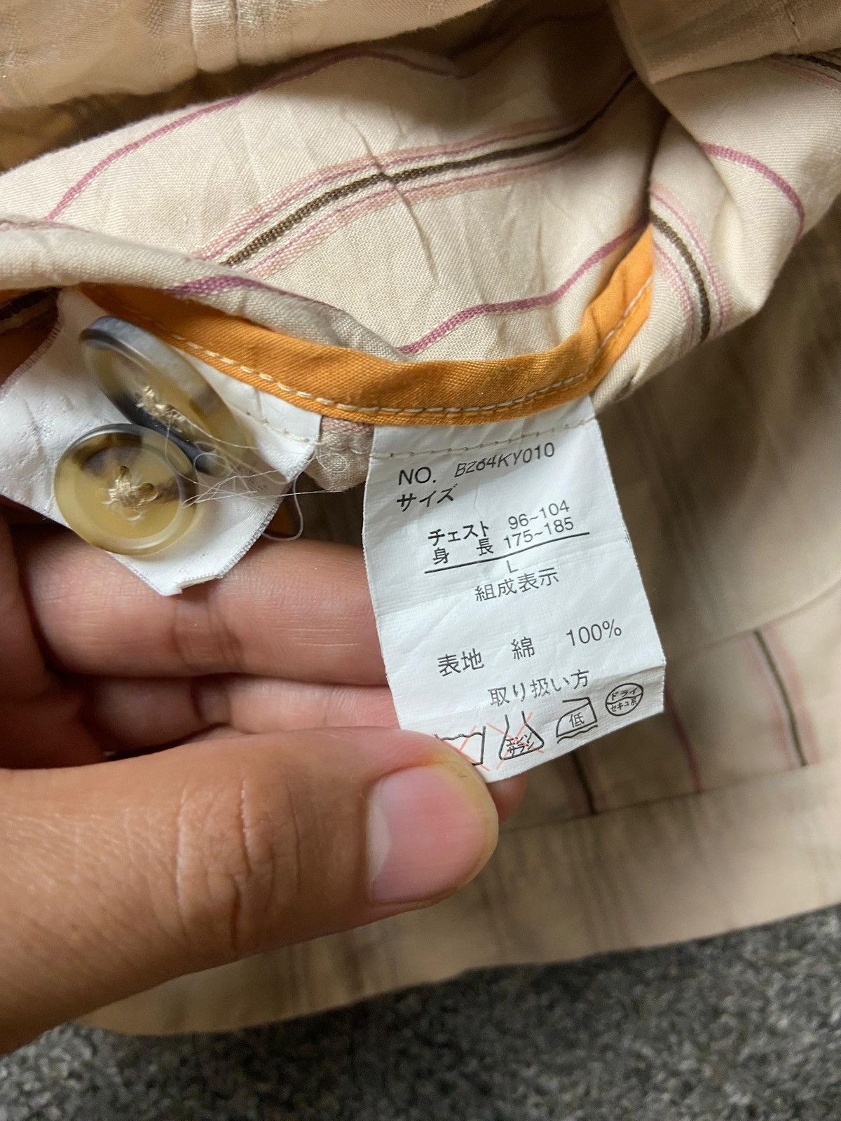 Kansai Yamamoto Vintage Kansai Yamamoto Homme Button Up Shirts (149) Size US L / EU 52-54 / 3 - 7 Thumbnail