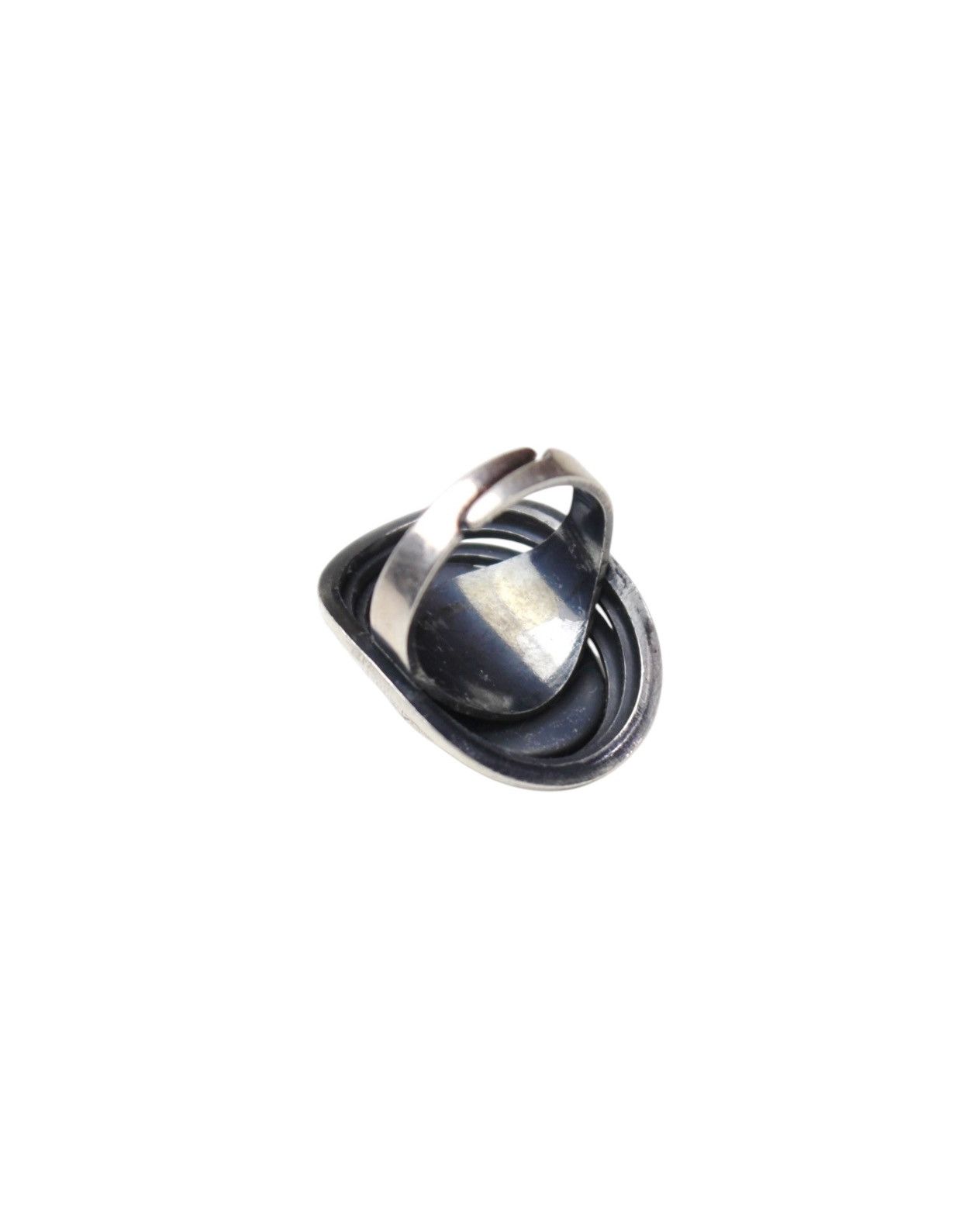 Vintage 2000S JAPANESE MADE TURQUOISE SPIRAL RING BOHO TRIBAL STYLE Size ONE SIZE - 4 Thumbnail
