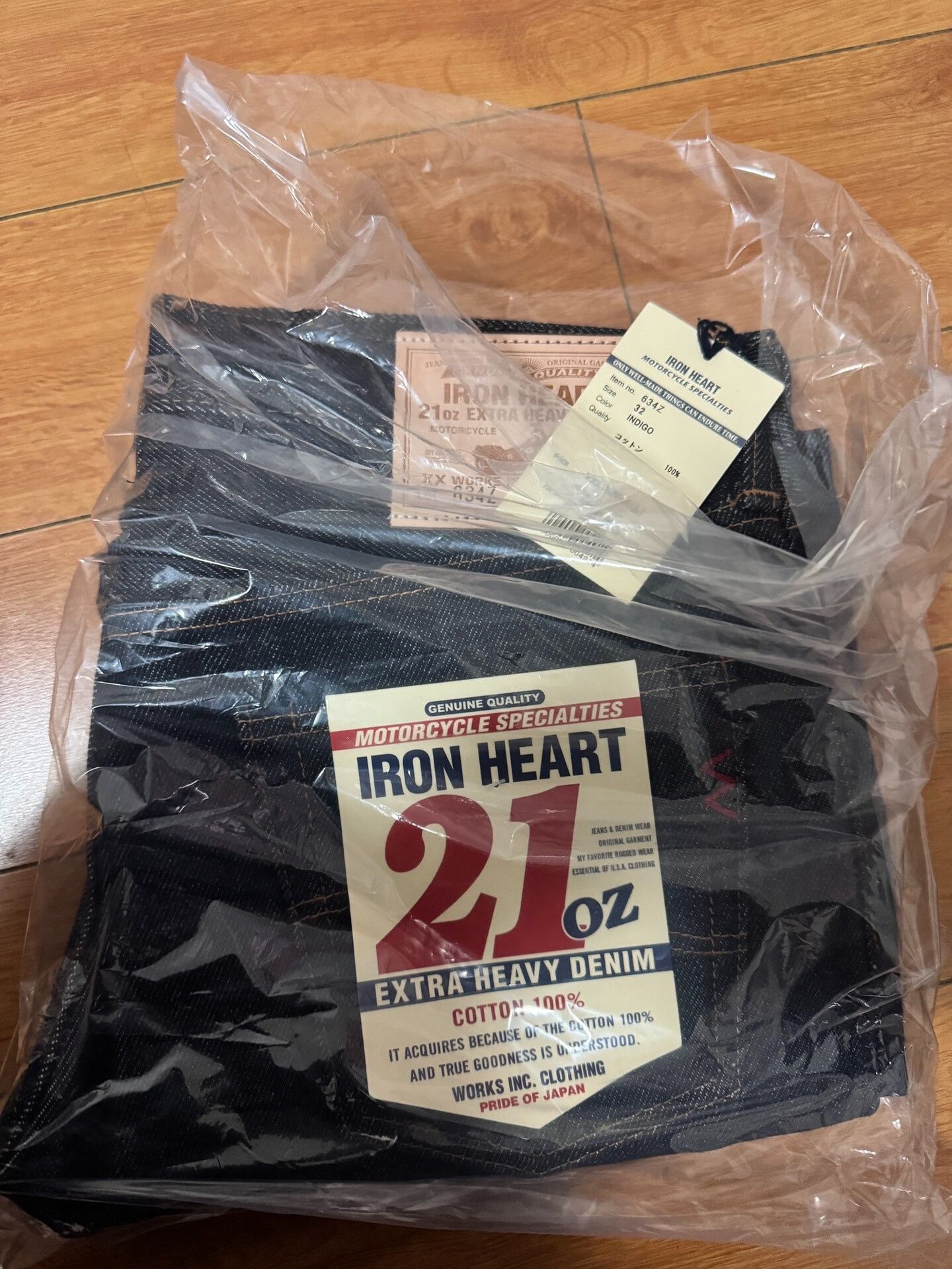Iron Heart Heavyweight Iron Heart 634Z Denim Jeans Size US 32 / EU 48 - 1 Thumbnail