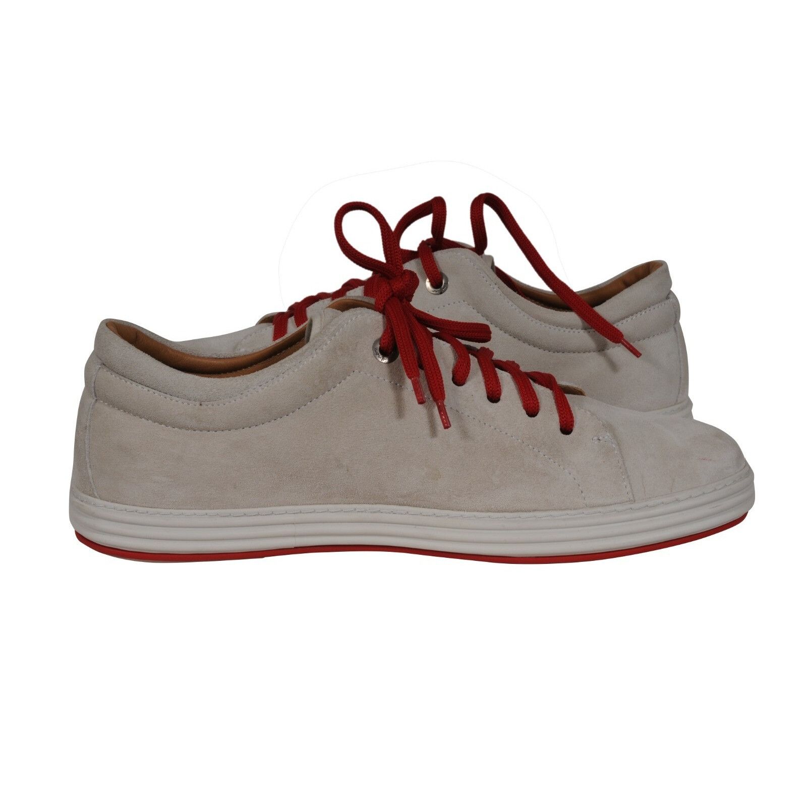 Salvatore Ferragamo Low Top Sneakers Beige - 02599 Size US 11 / EU 44 - 10 Thumbnail