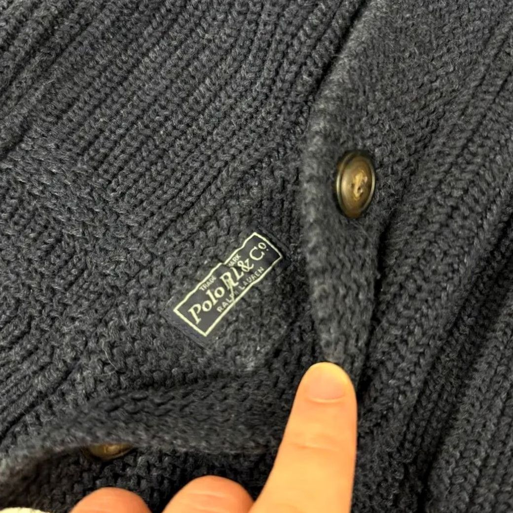 Polo Ralph Lauren VINTAGE Polo Ralph Lauren Cardigan Sweater Shirt XL Blue (Men) Size US XL / EU 56 / 4 - 8 Thumbnail