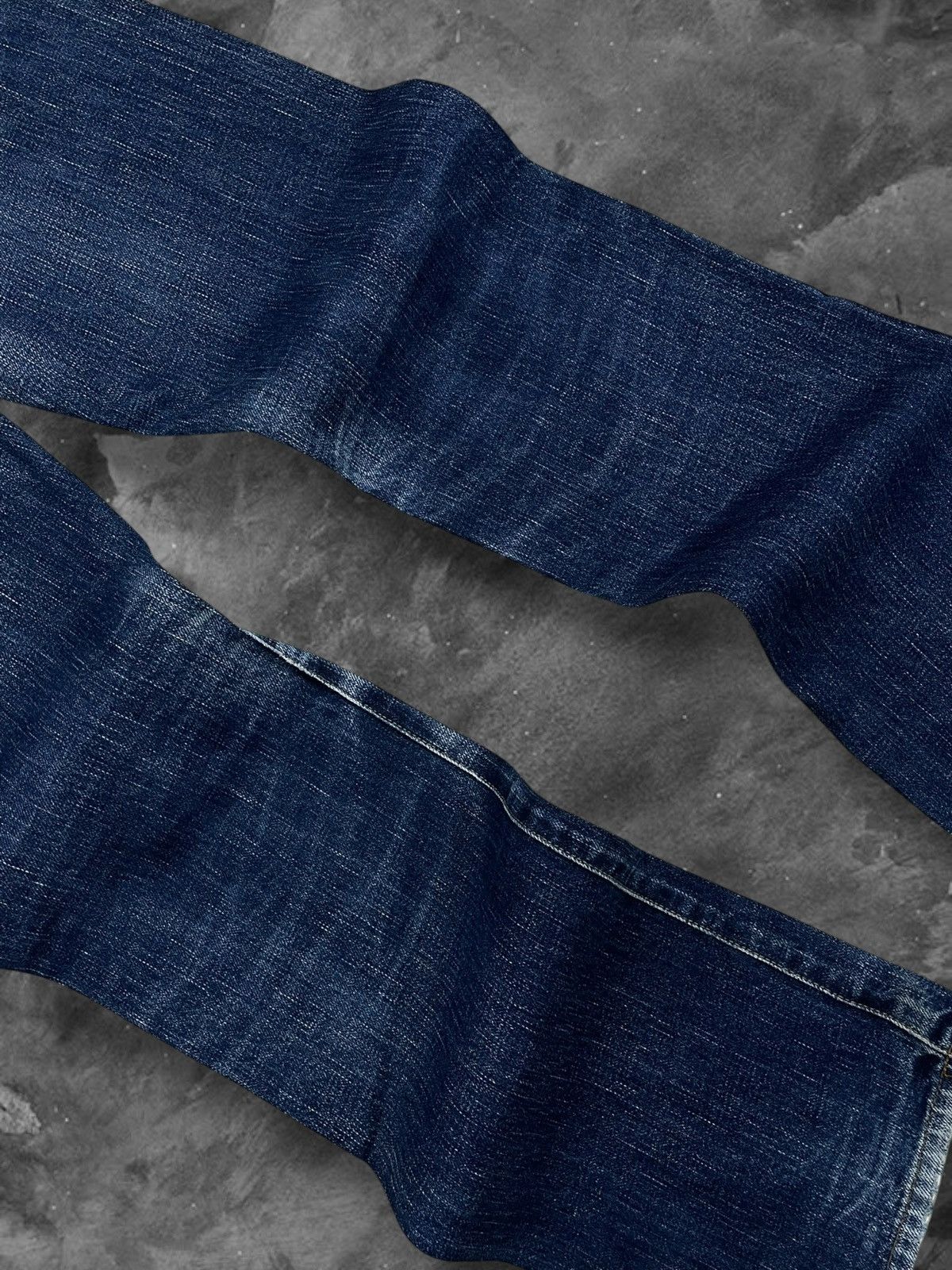Japanese Brand Vintage Designer Japan Green Selvedge Distressed Blue Denim Size US 32 / EU 48 - 15 Thumbnail