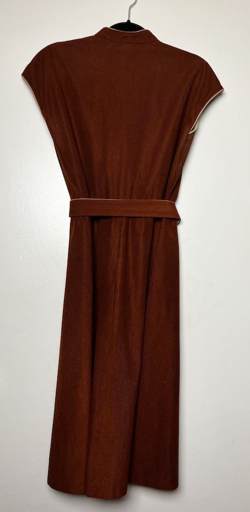 Nordstrom Vintage 1970's 2pcs. Brown Nordstom Town Square Dress w Belt Size S / US 4 / IT 40 - 8 Thumbnail