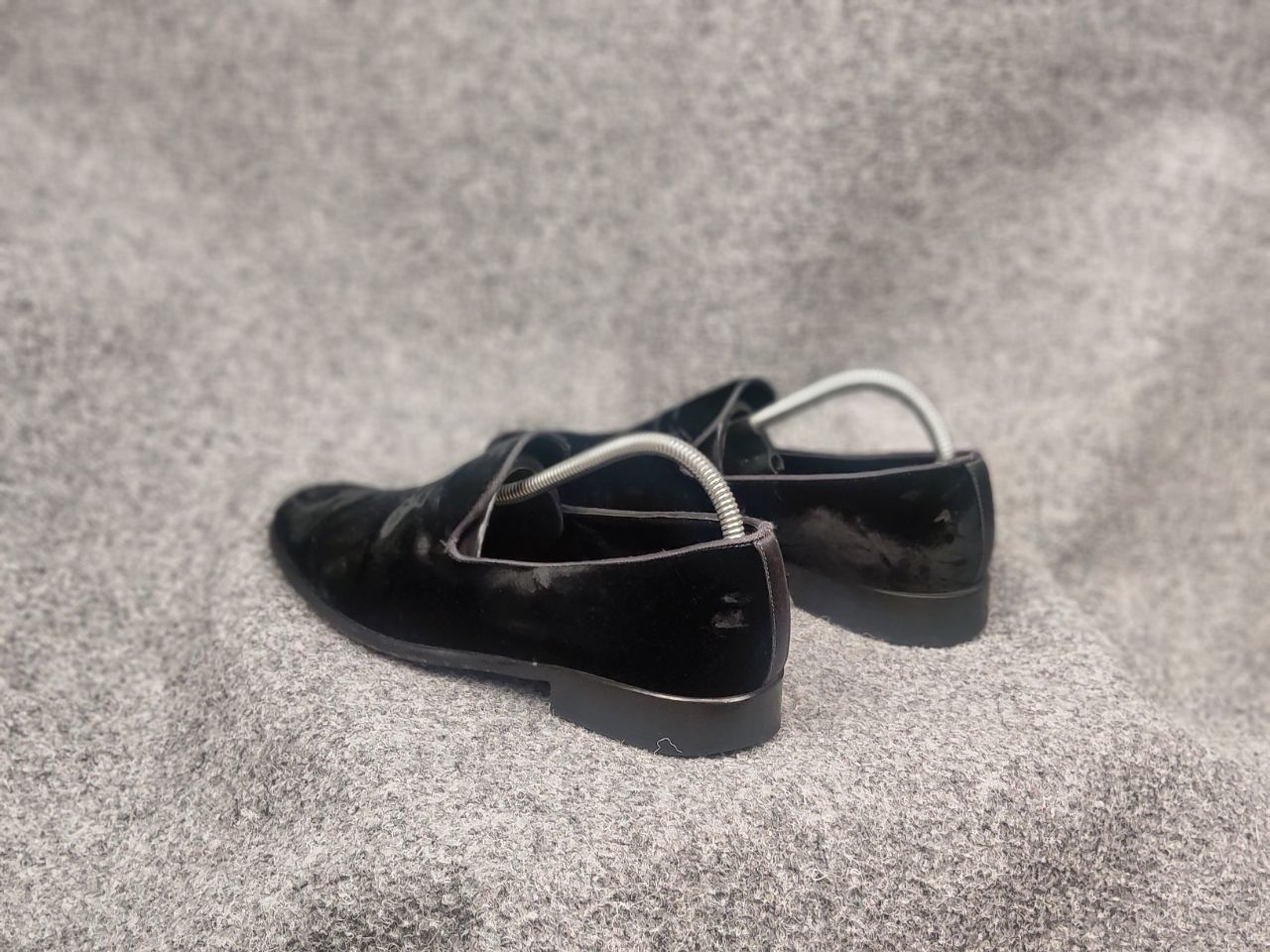 Dolce & Gabbana Dolce & Gabbana Velour Black Slip On loafers classic Shoes Size US 7 / EU 40 - 6 Thumbnail