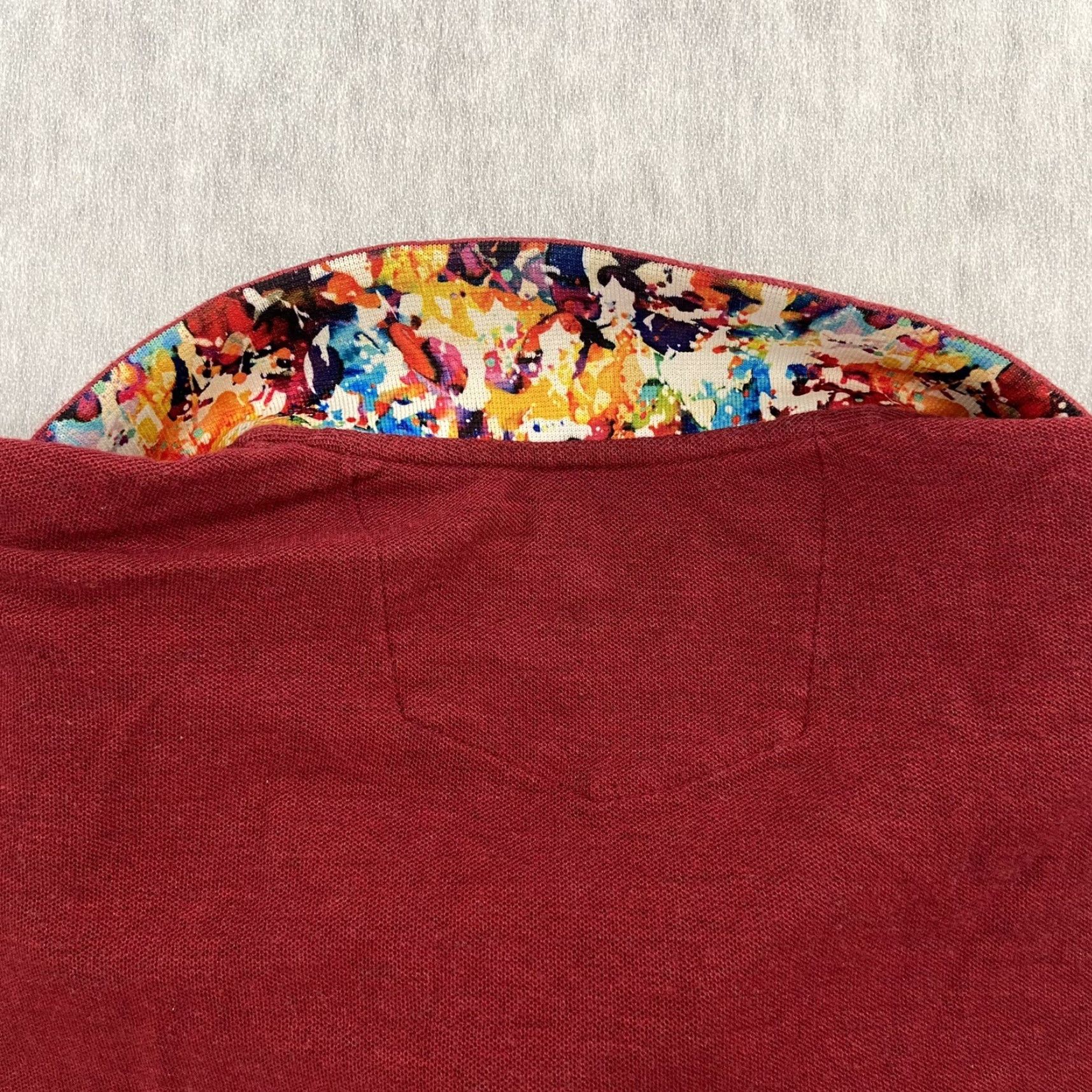 Robert Graham Robert Graham Shirt Adult Small Red Colorful Collar Classic Fit Mens Designer Size US S / EU 44-46 / 1 - 4 Thumbnail