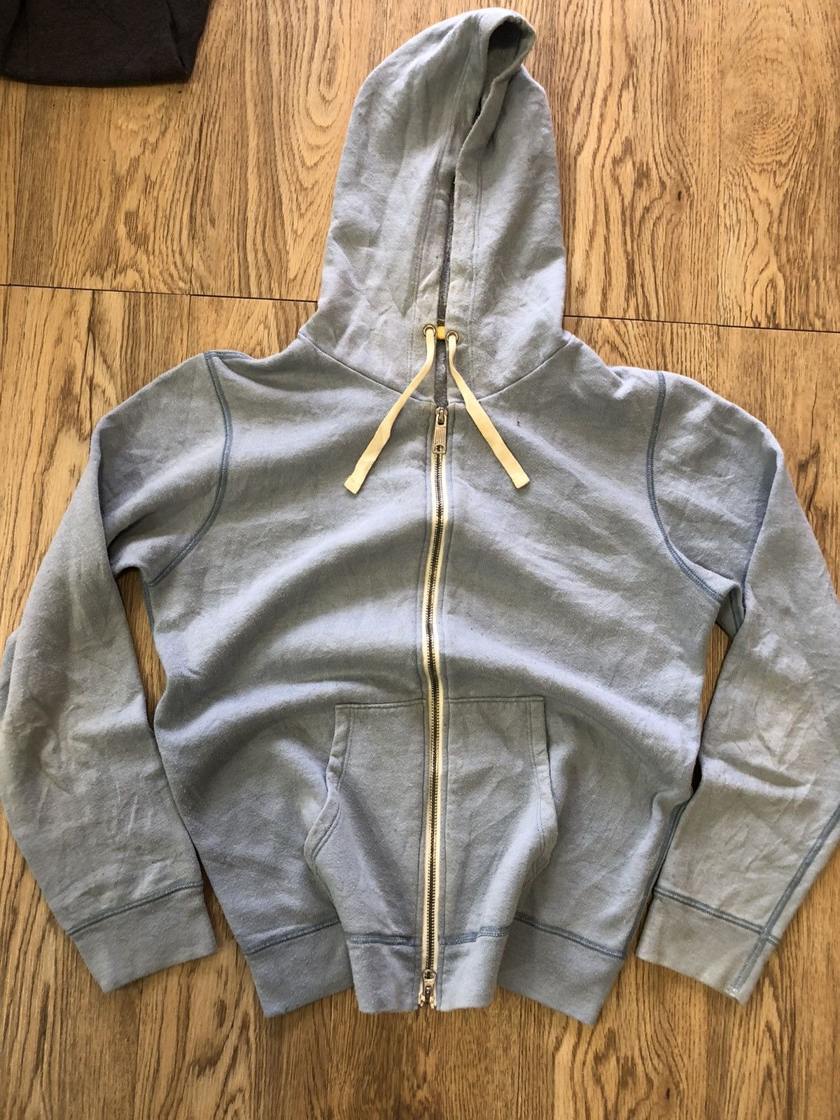 Velva Sheen × Vintage Vintage 70’s Velva sheen talon zip plain hoodie Size US S / EU 44-46 / 1 - 2 Thumbnail