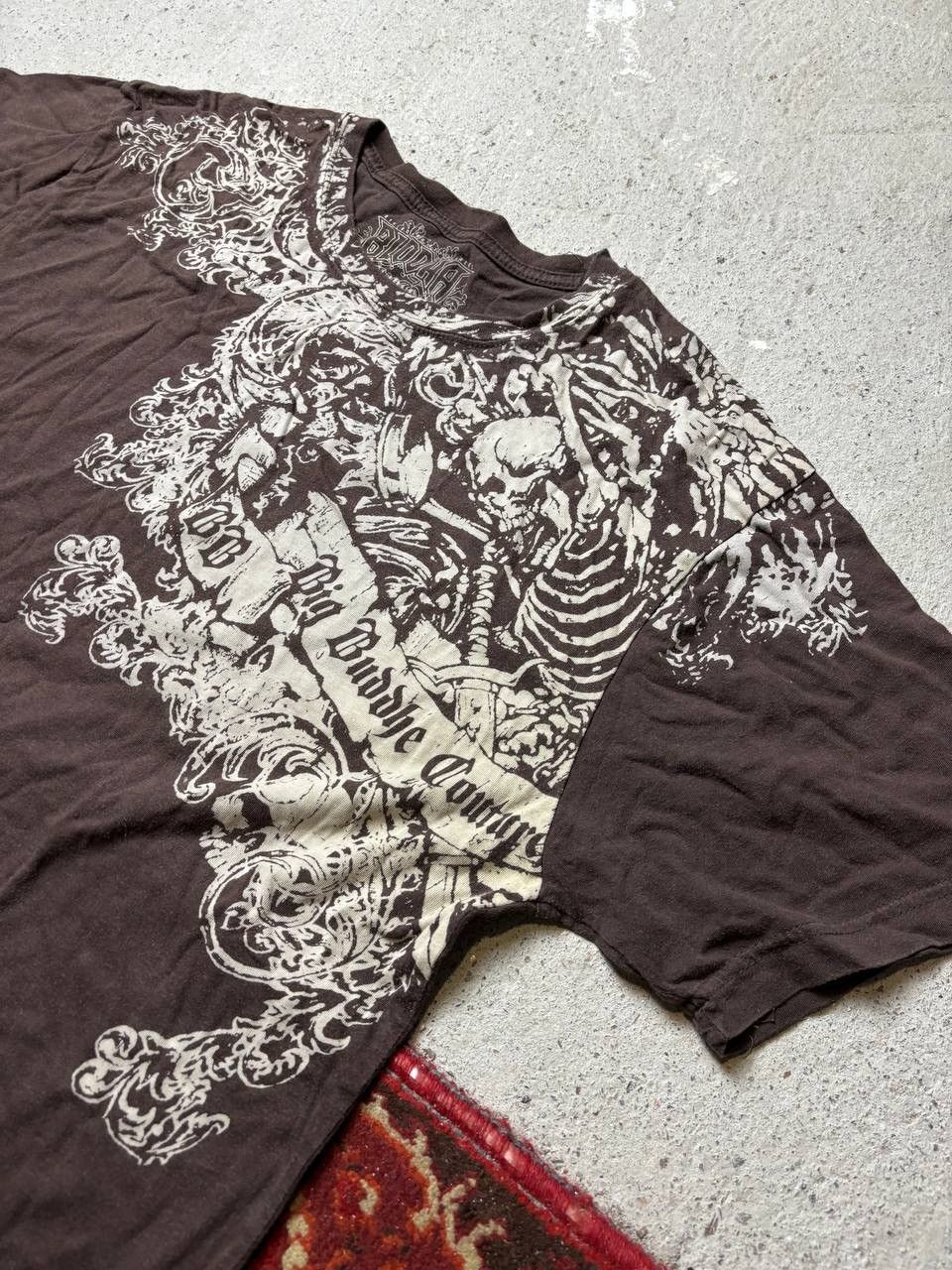 Vintage Vintage Y2K Buddha Tribal Gothic Logo Opium T shirt Size US XL / EU 56 / 4 - 2 Thumbnail