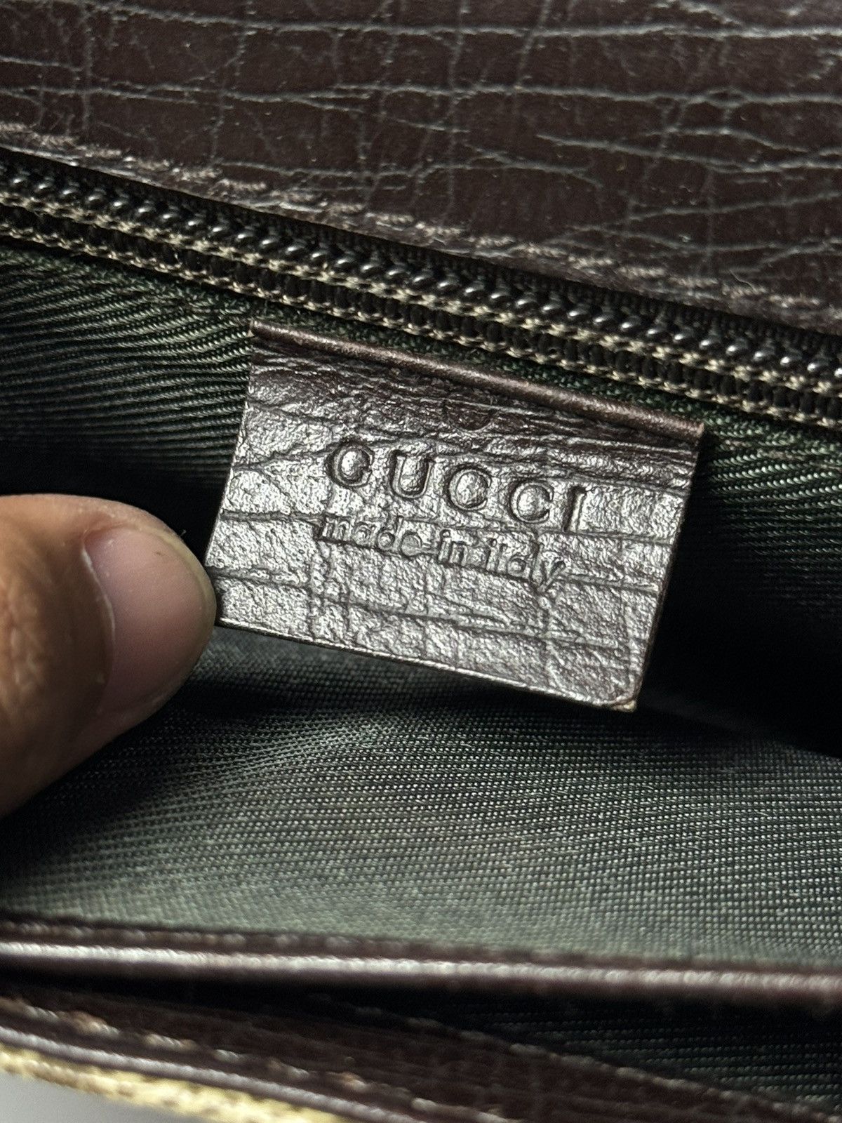 Gucci Gucci GG Supreme Plus Second Bag Clutch Leather Size ONE SIZE - 10 Thumbnail