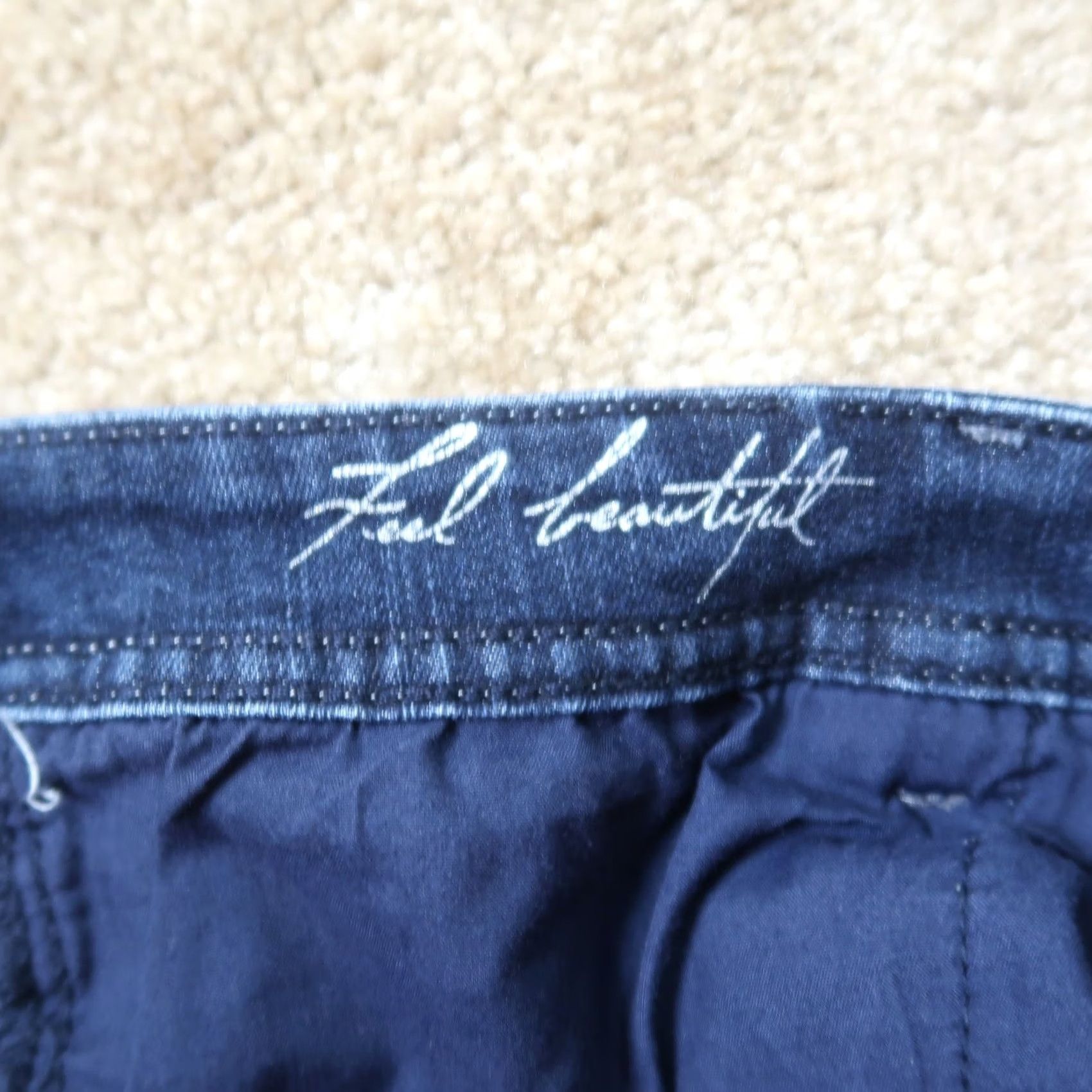 White House Black Market White House Black Market Jeans Womens 12 Blue Denim Bootcut 5-Pocket Classic Mid Rise Dark Wash Size 34" / US 12 / IT 48 - 4 Thumbnail