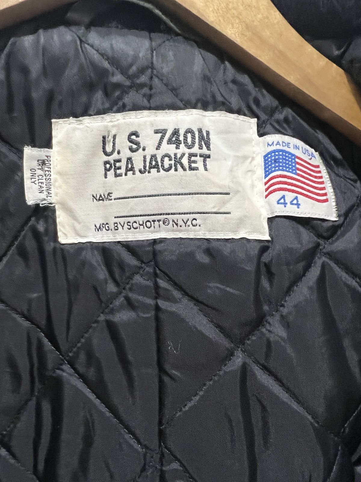 Schott × Vintage Vintage Schott US 74ON Pea Jacket Size US L / EU 52-54 / 3 - 4 Thumbnail