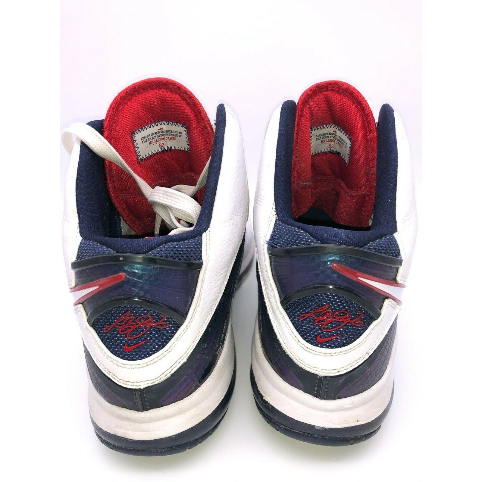 Nike Nike LEBRON 8 VIII Signature USA Olympics 417098-100 Size 13 Size US 13 / EU 46 - 11 Thumbnail