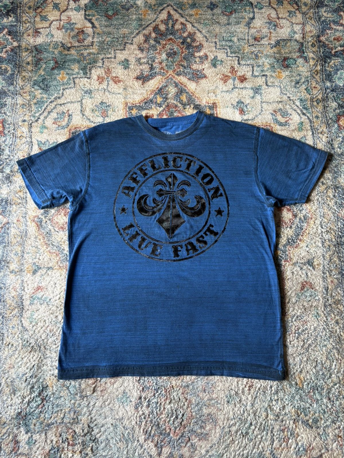 Affliction Affliction Live Fast Y2K Logos T-shirt Size XXL Size US XXL / EU 58 / 5 - 1 Thumbnail