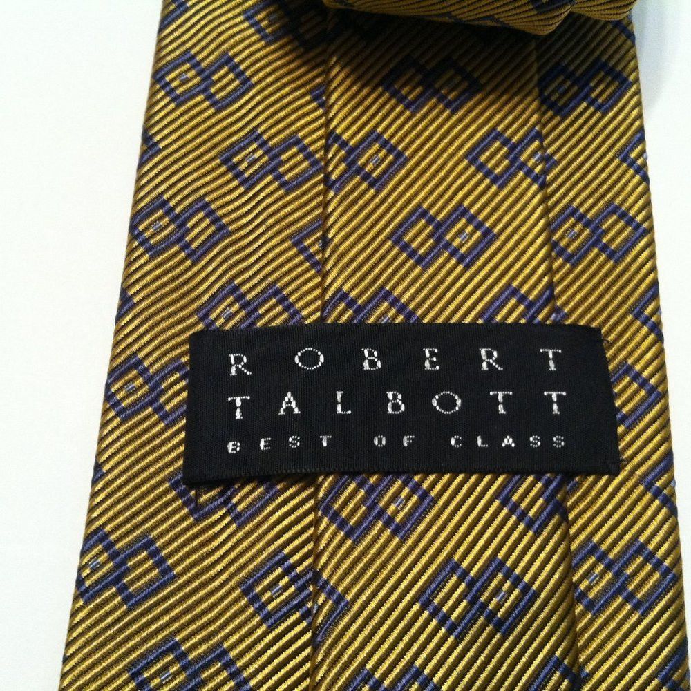 Robert Talbott ROBERT TALBOTT BEST OF CLASS MENS NEW SILK TIE WIDTH: 3 5/8" Size ONE SIZE - 4 Thumbnail