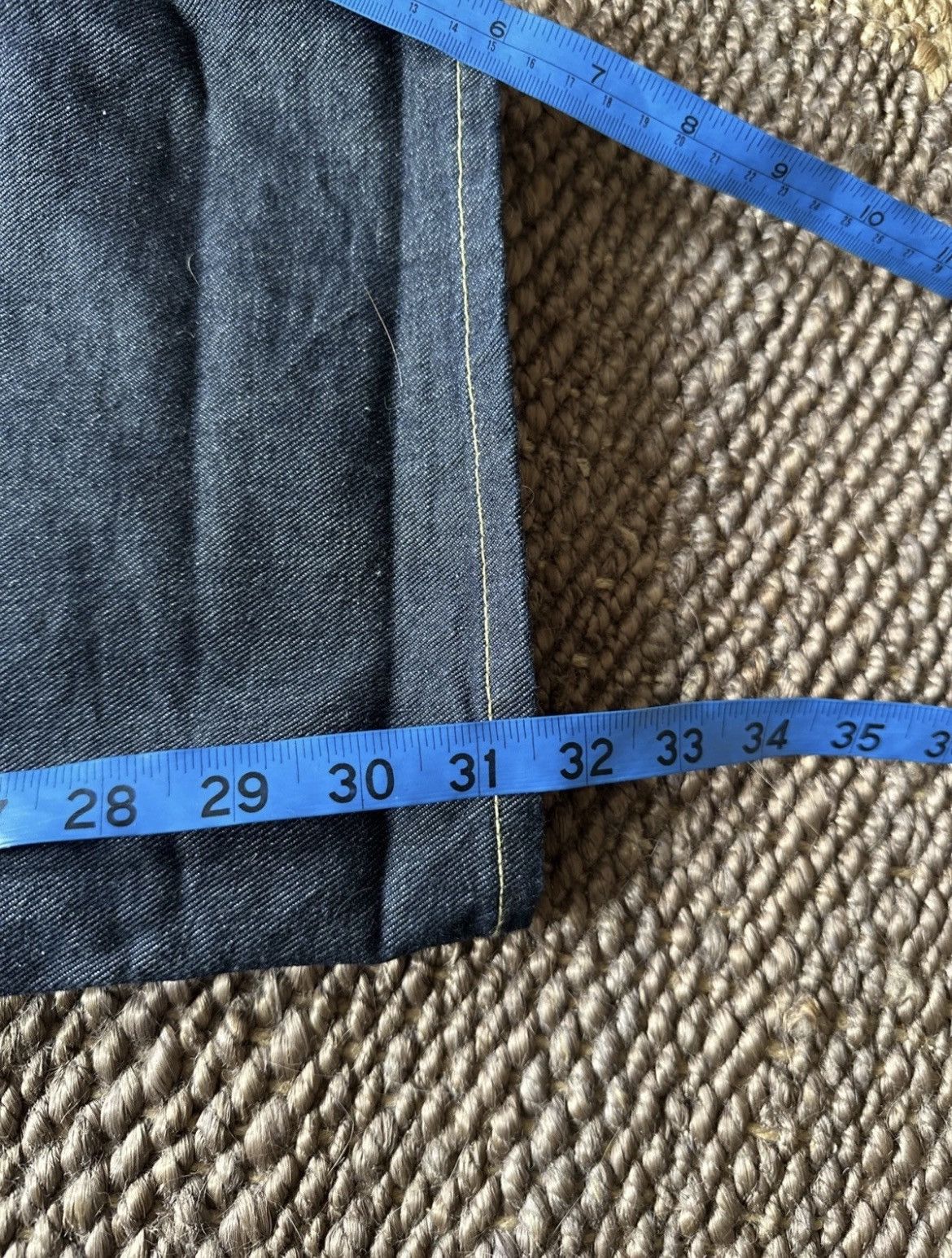 Sassafras Sassafras Fall Leaf Tough Pant Mens Sz M 32 Raw Denim Japan Size US 32 / EU 48 - 8 Thumbnail