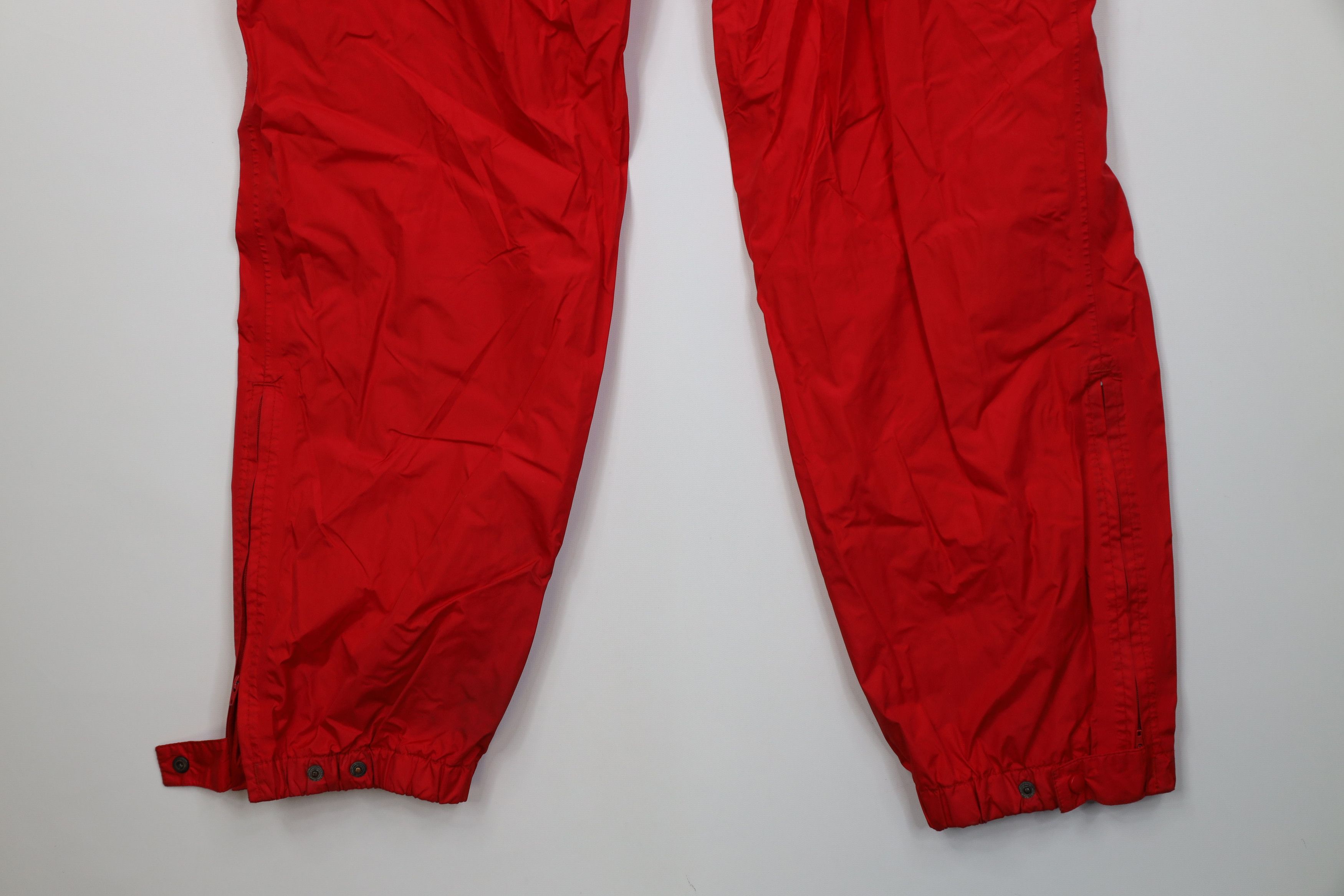 Lands' End Vintage 90s Lands End Waterproof Rain Joggers Pants Red Size US 36 / EU 52 - 14 Thumbnail