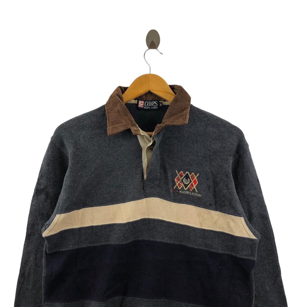 Chaps Ralph Lauren Vintage CHAPS RALPH LAUREN Crest Logo Polo Tee Shirt Size US M / EU 48-50 / 2 - 3 Thumbnail