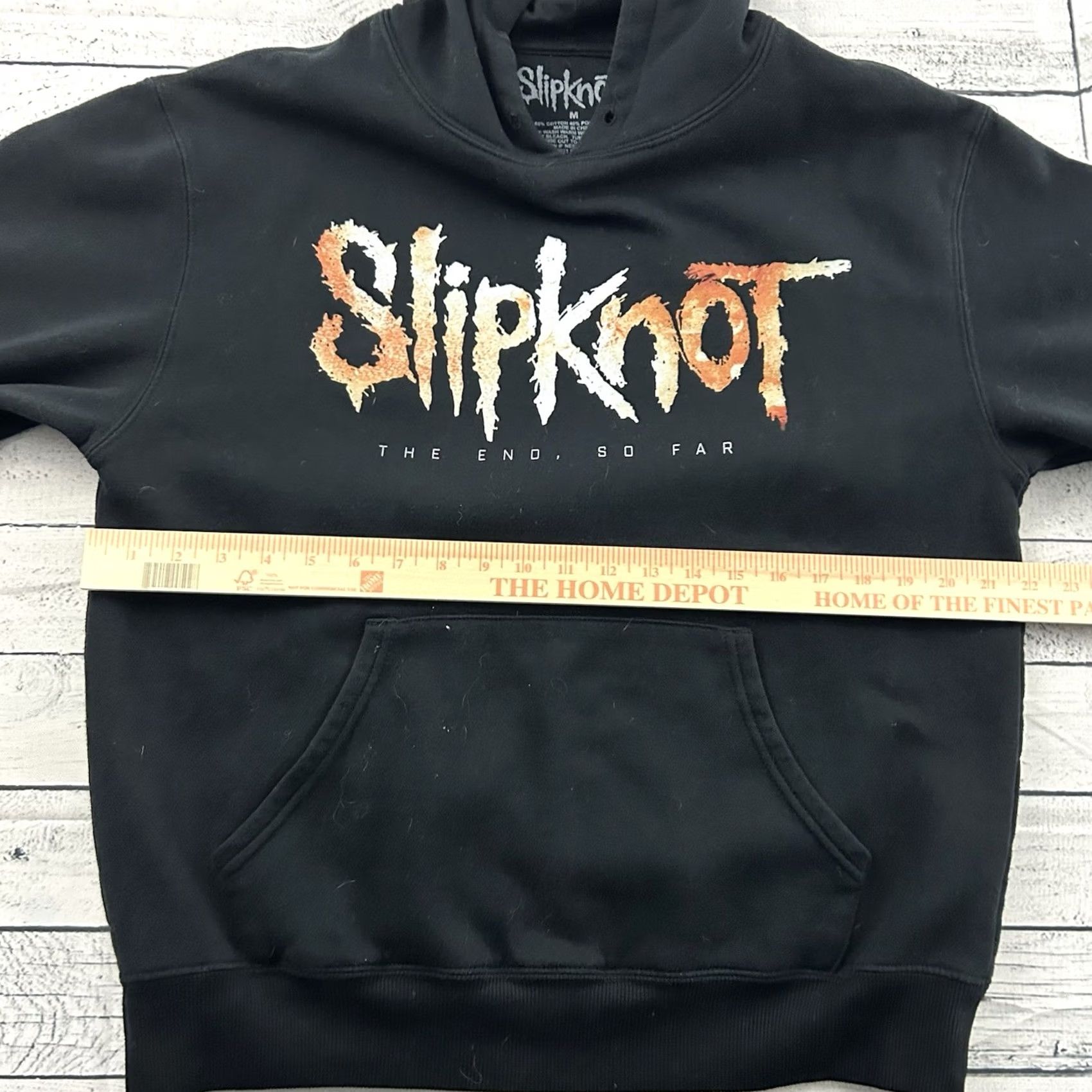 Vintage Slipknot The End So Far Pullover Hoodie Sweatshirt Men's M Black Size US M / EU 48-50 / 2 - 6 Thumbnail