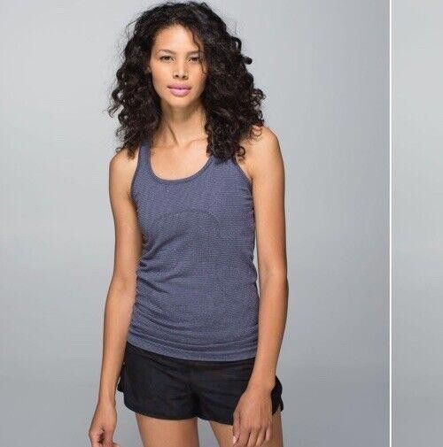 Designer Lululemon Swiftly Tech Racerback Heathered Navy Sz8 Size M / US 6-8 / IT 42-44 - 1 Thumbnail