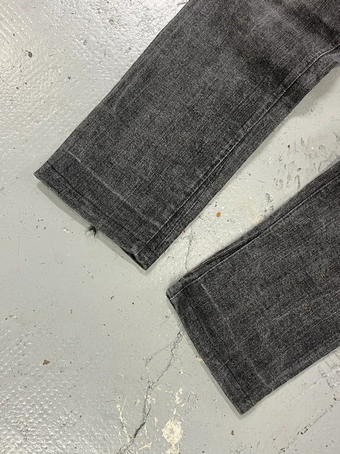 Dolce & Gabbana 2000s Dolce & Gabbana Bondage Corset Grey Denim Jeans Size US 28 / EU 44 - 8 Thumbnail