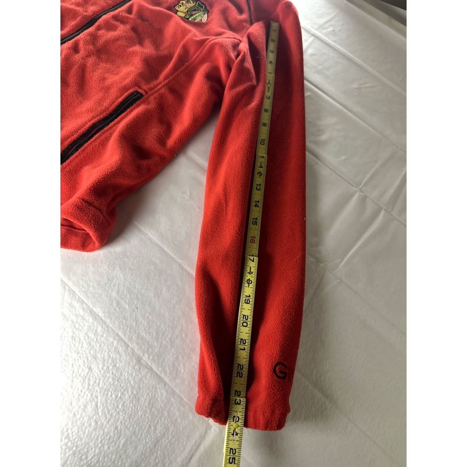 G-III G-III Chicago Blackhawks Ladies Red Fleece Full Zip Jacket Size S / US 4 / IT 40 - 7 Thumbnail