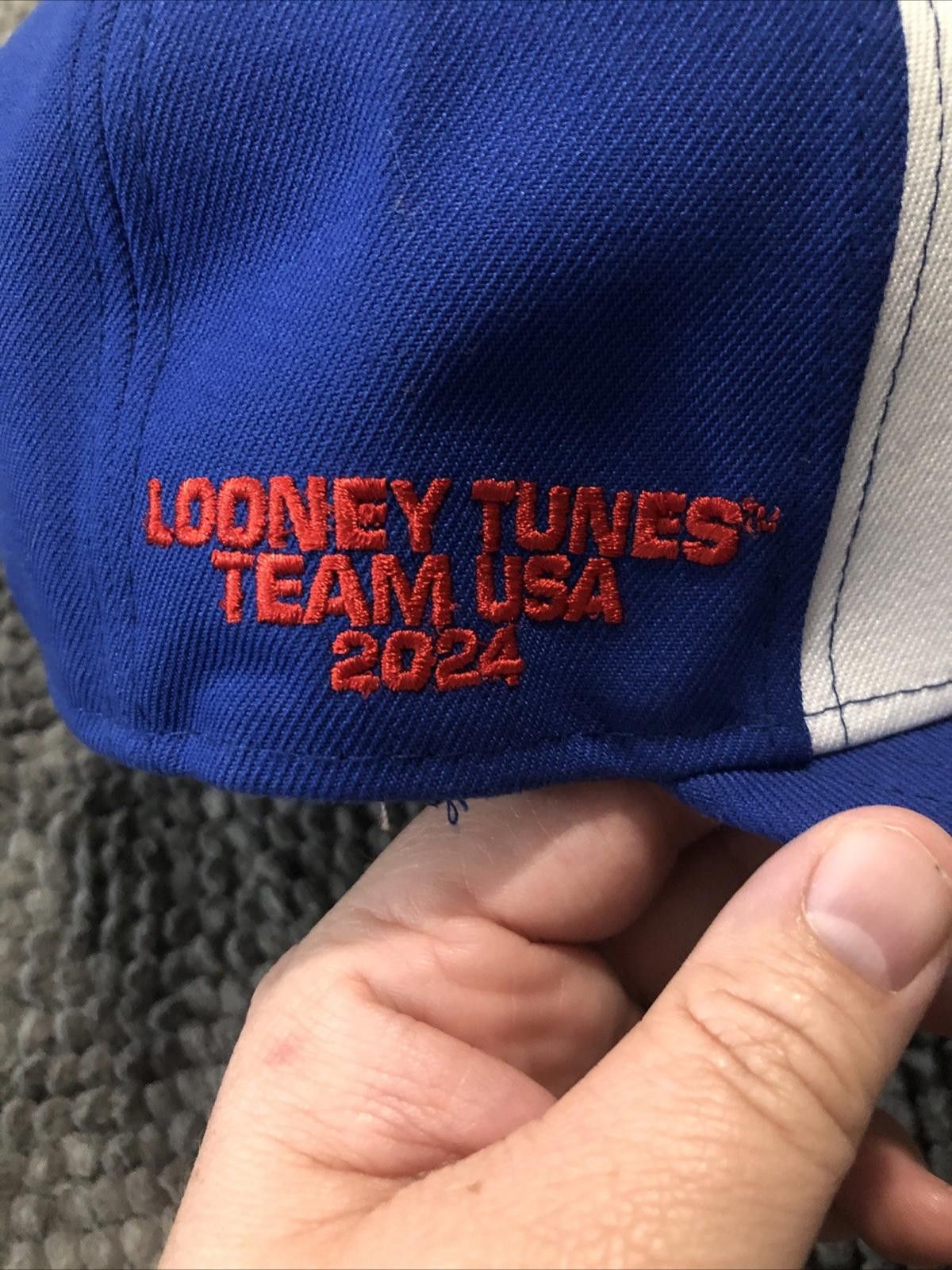 New Era New Era White/Blue Team USA Circle 5950 Fitted Hat LT 7 5/8 Size ONE SIZE - 2 Thumbnail