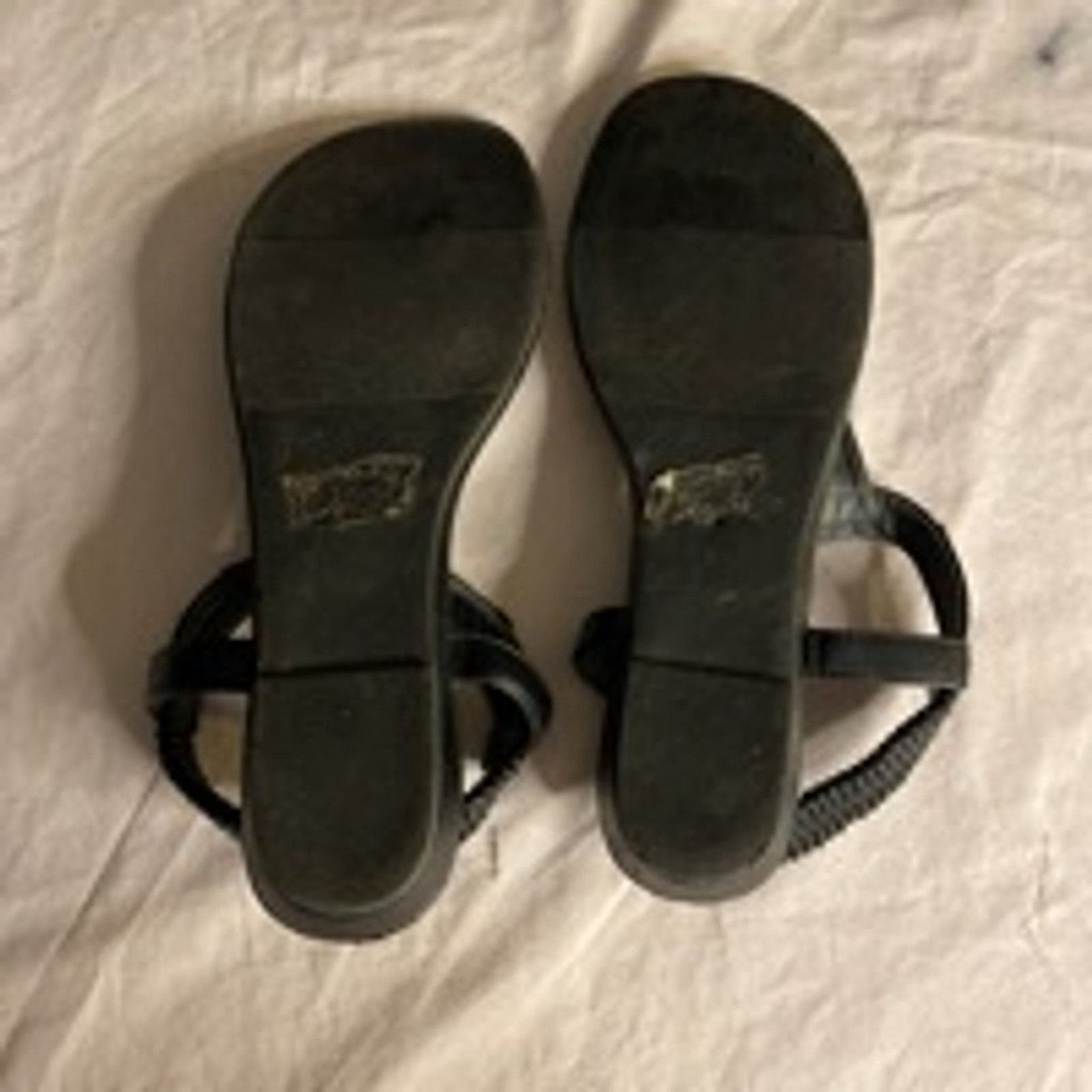 Venus Venus Black Beaded Embellished Sandals Women’s 8.5 Size US 8.5 / IT 38.5 - 11 Thumbnail