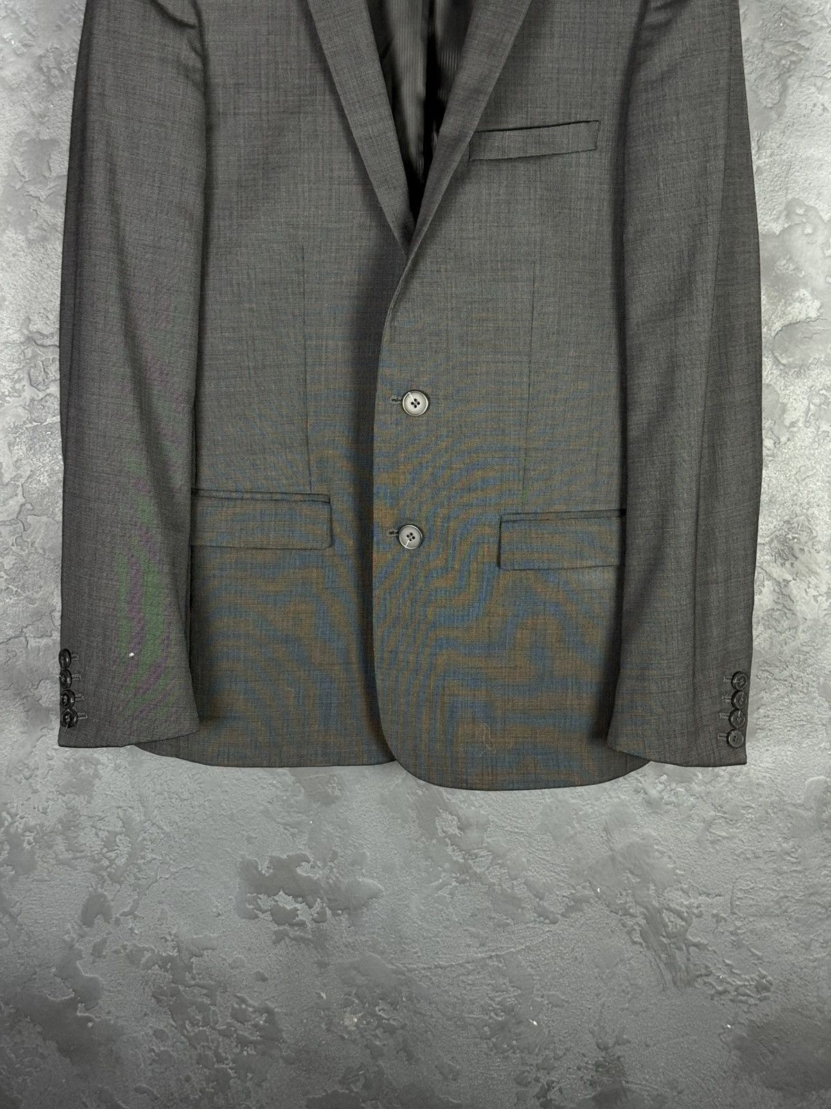 Sandro Sandro Paris Wool Blazer Size 50 Slim Fit Tailored Jacket Size 50R - 3 Thumbnail
