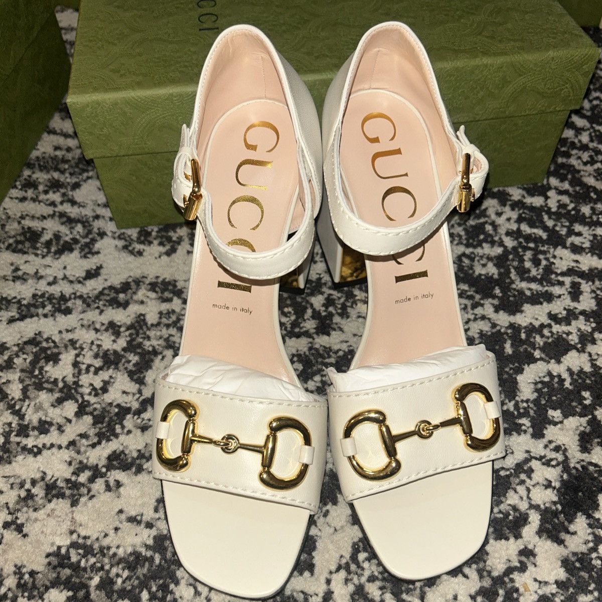 Gucci Gucci Horsebit Block Heel Sandals size 41 Size US 11 / IT 41 - 10 Thumbnail