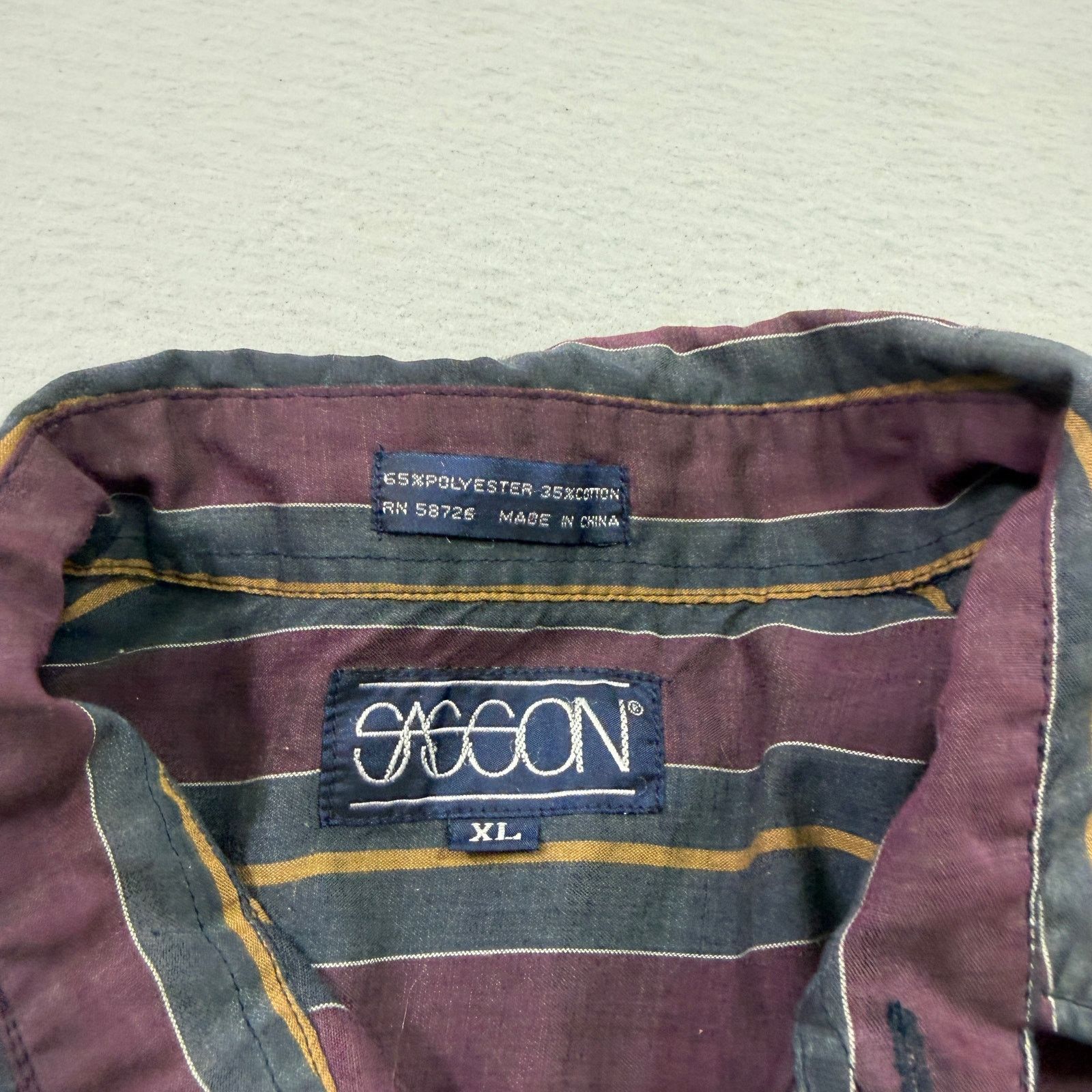 Vintage Vintage Sasson Pearl Snap Western Button Shirt Men's XL Size US XL / EU 56 / 4 - 6 Thumbnail