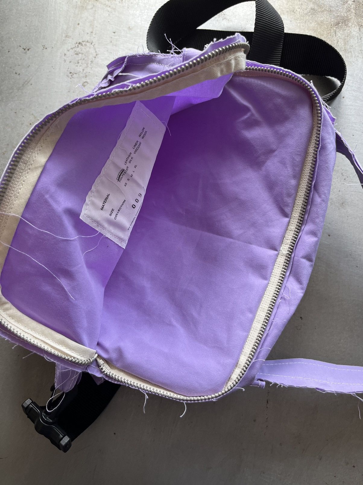 Camiel Fortgens Camiel Fortgens Waxed cotton lilac handbag Size ONE SIZE - 6 Thumbnail