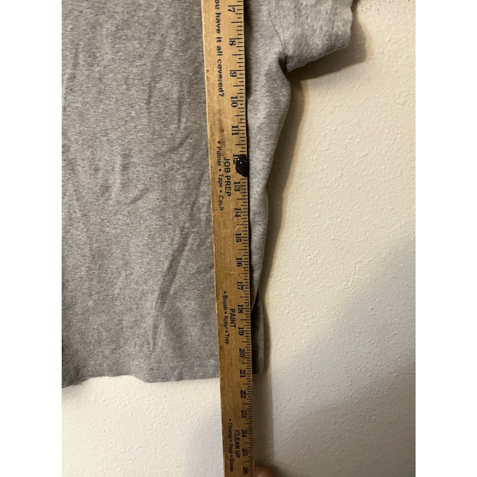 Gap GAP T-Shirt Large Gray Solid Women Round Neck Crew Neck Stretch Casual Basic Size L / US 10 / IT 46 - 4 Thumbnail