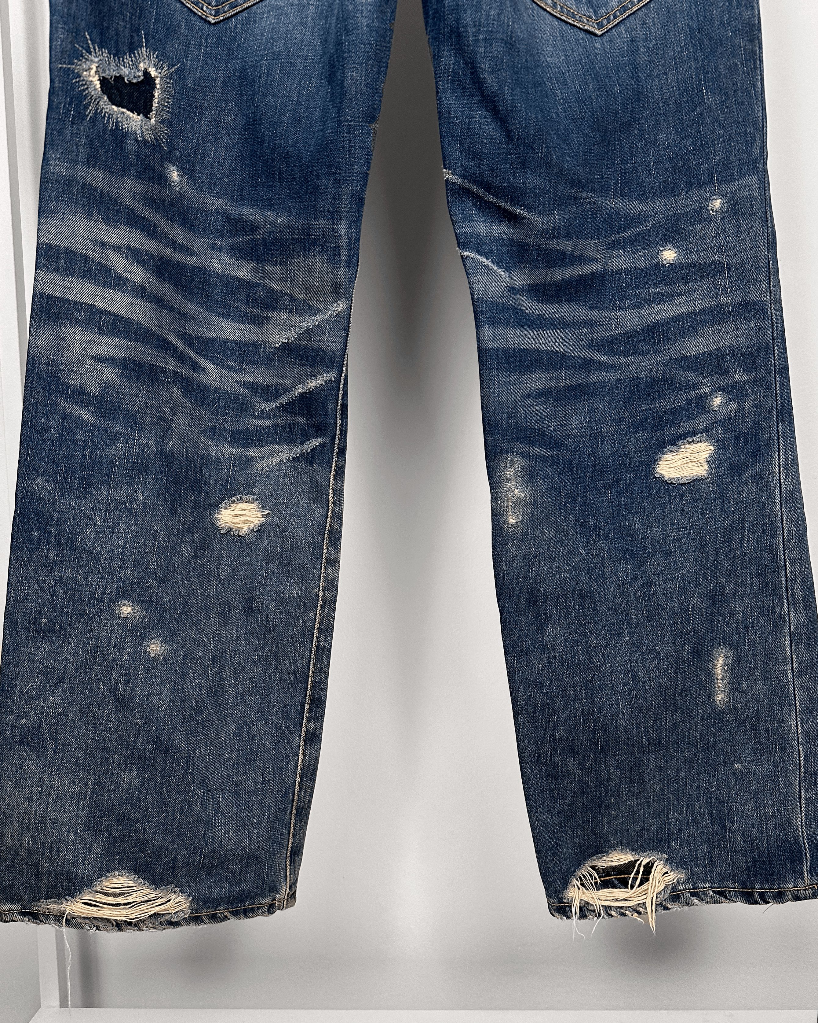 Issey Miyake Sunao Kuwahara Multi Pocket Cargo Jeans Size US 30 / EU 46 - 6 Thumbnail