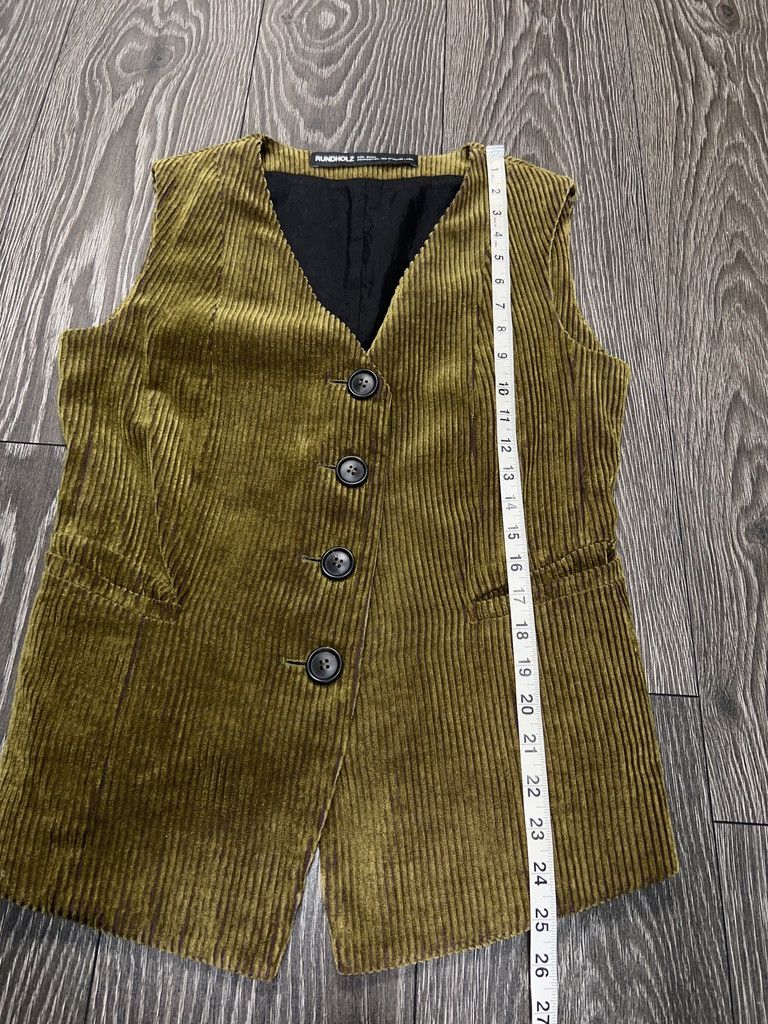 Rundholz Womens Corduroy Vest Gilet Waistcoat Button Closure Size S Size S / US 4 / IT 40 - 7 Thumbnail