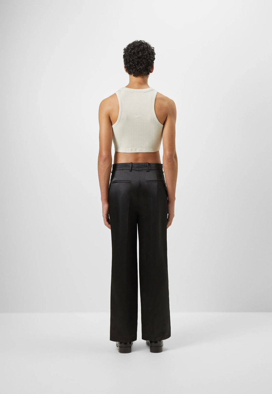 Han Kjobenhavn !DS! SS23 Han Kjobenhavn Light Ribbed Cropped Racer Top Size US M / EU 48-50 / 2 - 5 Thumbnail