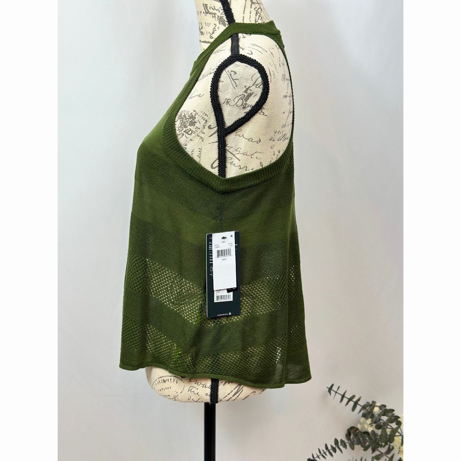 Other MPG Sport Halter Sleeveless Tank Top Allude S Size S / US 4 / IT 40 - 5 Thumbnail