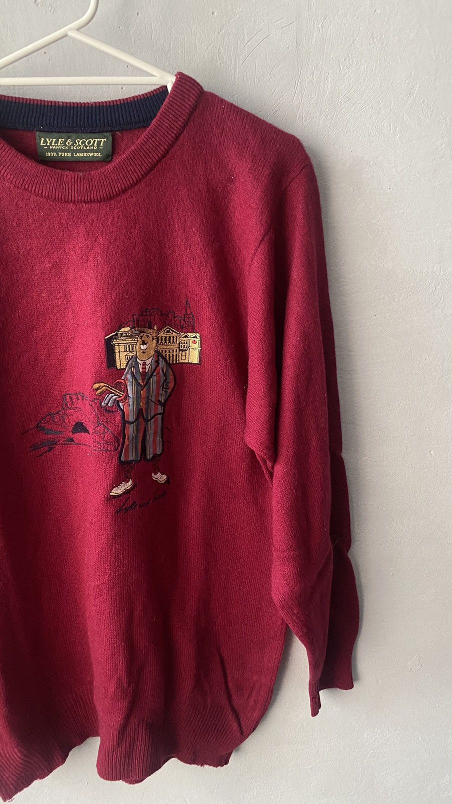 Lyle & Scott Vintage bear golf Lyle&Scott sweater Size US L / EU 52-54 / 3 - 2 Thumbnail