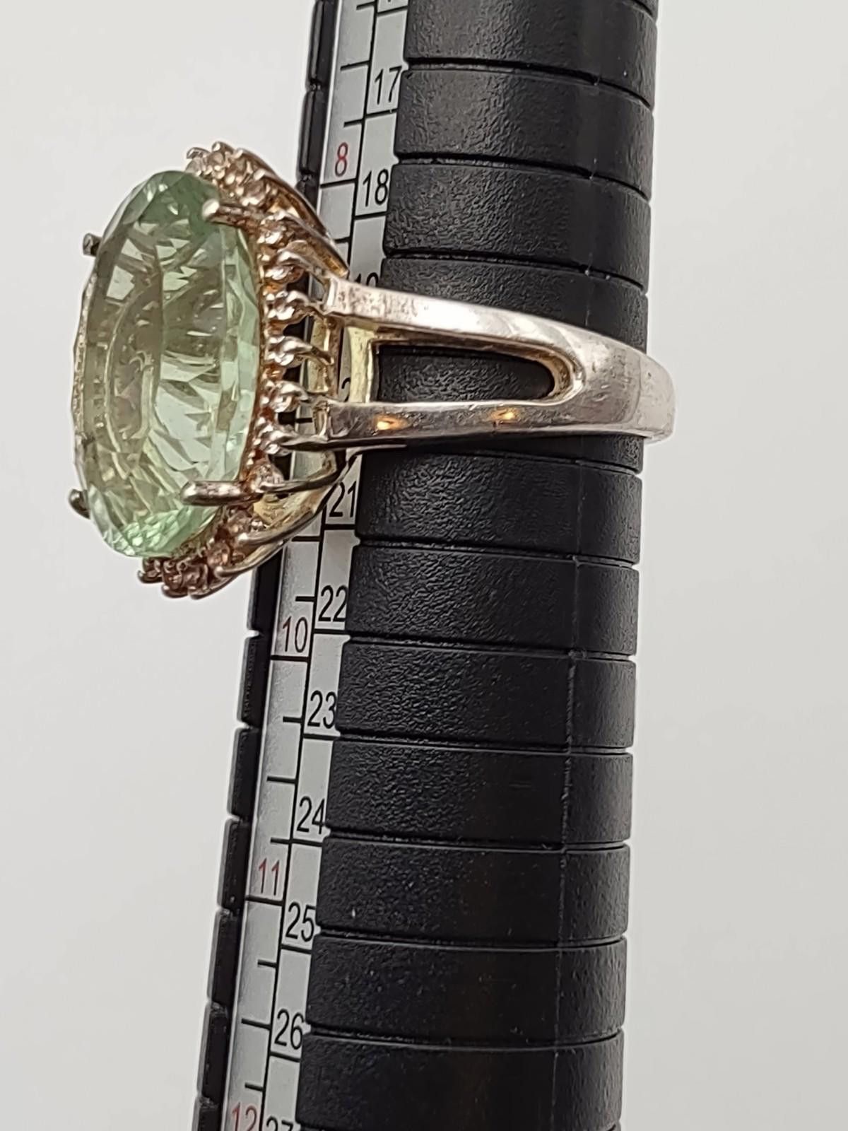 Other TGOC Sterling Green Amethyst Cocktail Ring Sz 9 Size ONE SIZE - 3 Thumbnail