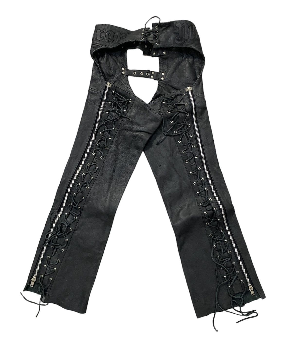KMRii × Kadoya × Leather LEATHER CHAPS SEDITIONARIES STYLE MORAN JAPAN VINTAGE Size US 32 / EU 48 - 3 Thumbnail