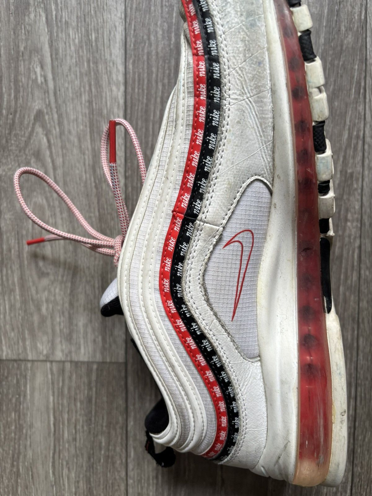 Nike Nike Air Max 97 Script Swoosh Sneakers Size US 10.5 / EU 43-44 - 7 Thumbnail