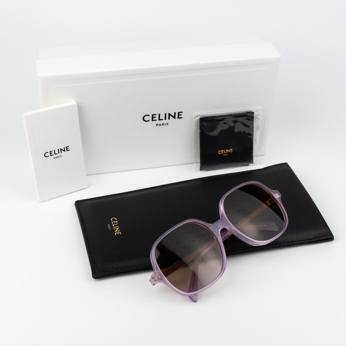 Celine NEW Celine CL40244U 78F THIN Women Geometric Sunglasses Size ONE SIZE - 10 Thumbnail