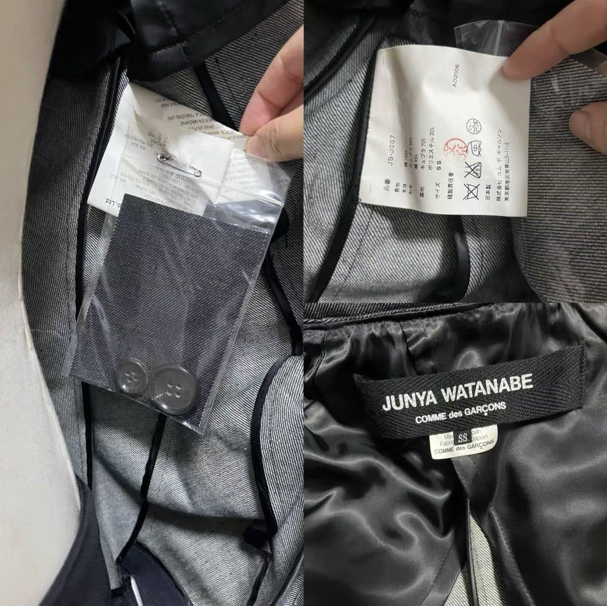 Junya Watanabe Junya watanabe 2007ss comme des garçons jacket Size XS / US 0-2 / IT 36-38 - 6 Thumbnail