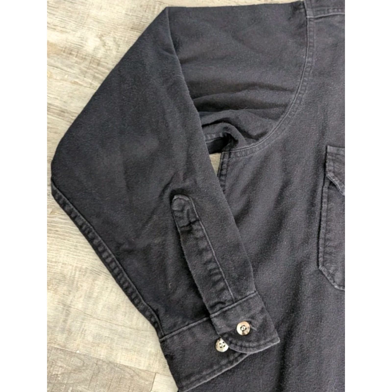 Vintage VINTAGE Cabela's Shirt XL Tall Chamois Flannel Button Up L/S Mens Black 90s AOSP Size US XL / EU 56 / 4 - 6 Thumbnail