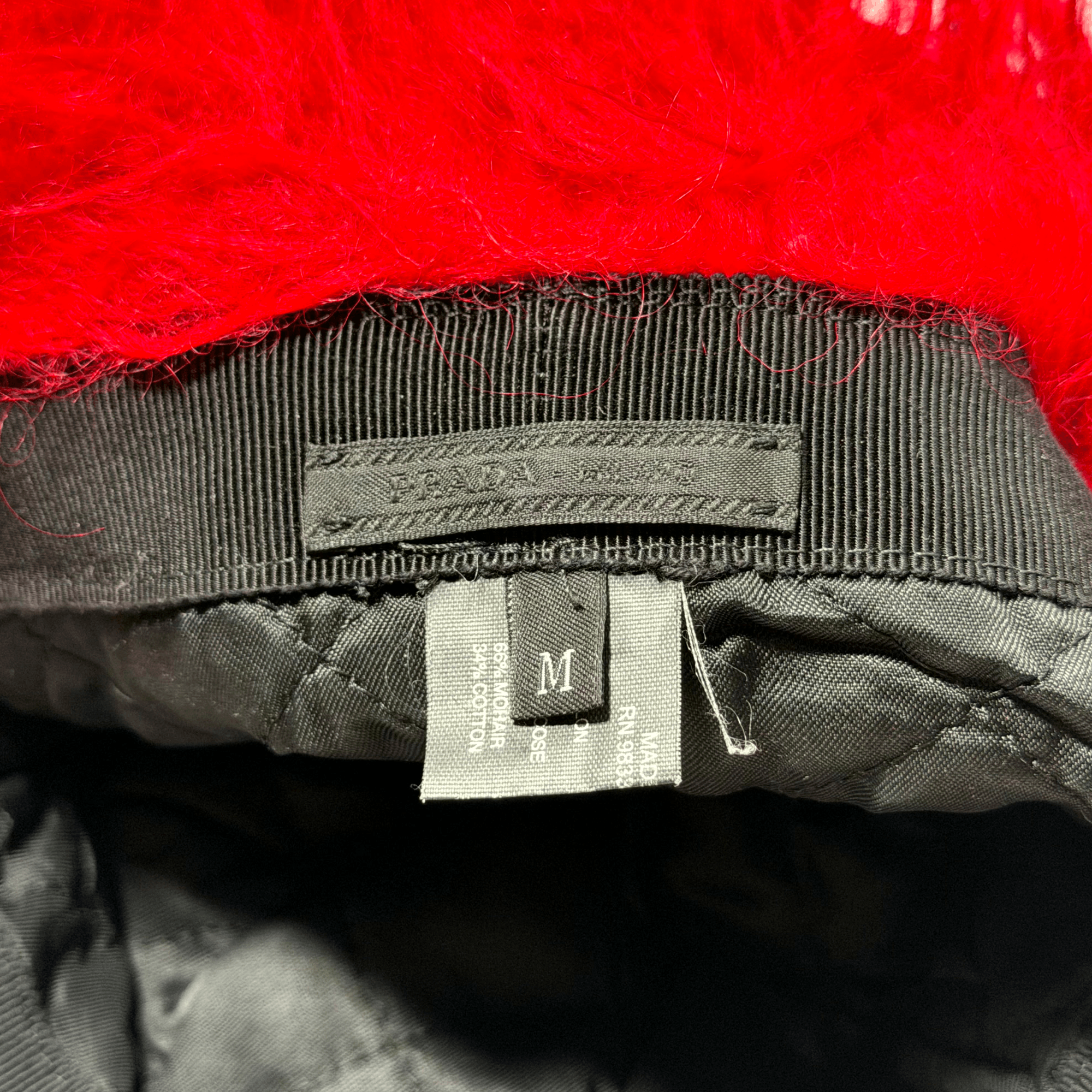 Prada Prada Fur Logo Hat Size ONE SIZE - 4 Thumbnail