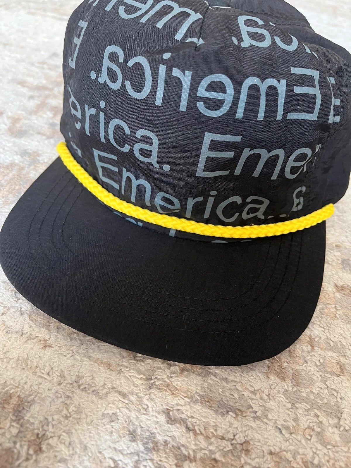 Emerica Emerica Vintage Skateboarding 2000s Trucker Cap Hat Sample Size ONE SIZE - 7 Thumbnail
