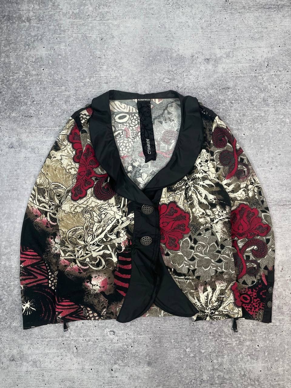 Hysteric Glamour Vintage 00s Jean Paul Gaultier Queen Style Floral Jacket Y2K Size L / US 10 / IT 46 - 1 Thumbnail